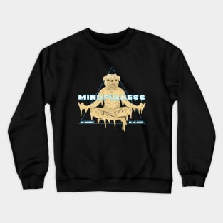 meditation pug puppy Crewneck Sweatshirt